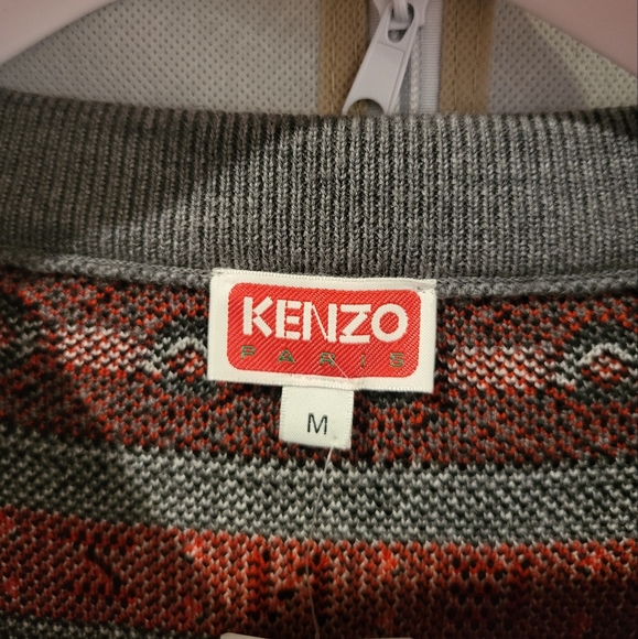 KENZO Embroidered-Logo Striped Sweater Vest - Picture 6 of 8